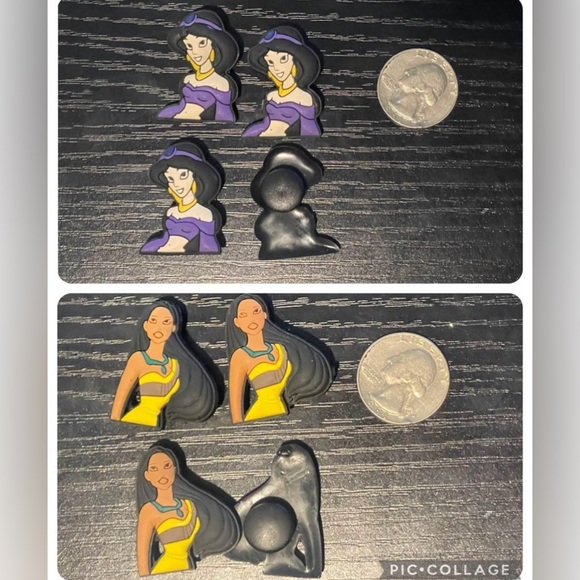 RESERVED FB Disney Princesses Shoe Croc Style Embellishments - Picture 2 of 9